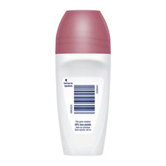 Deodorant bottle with pink cap on a white background