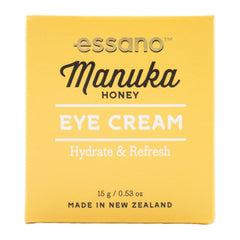 Essano Manuka Honey Eye Cream packaging on a white background
