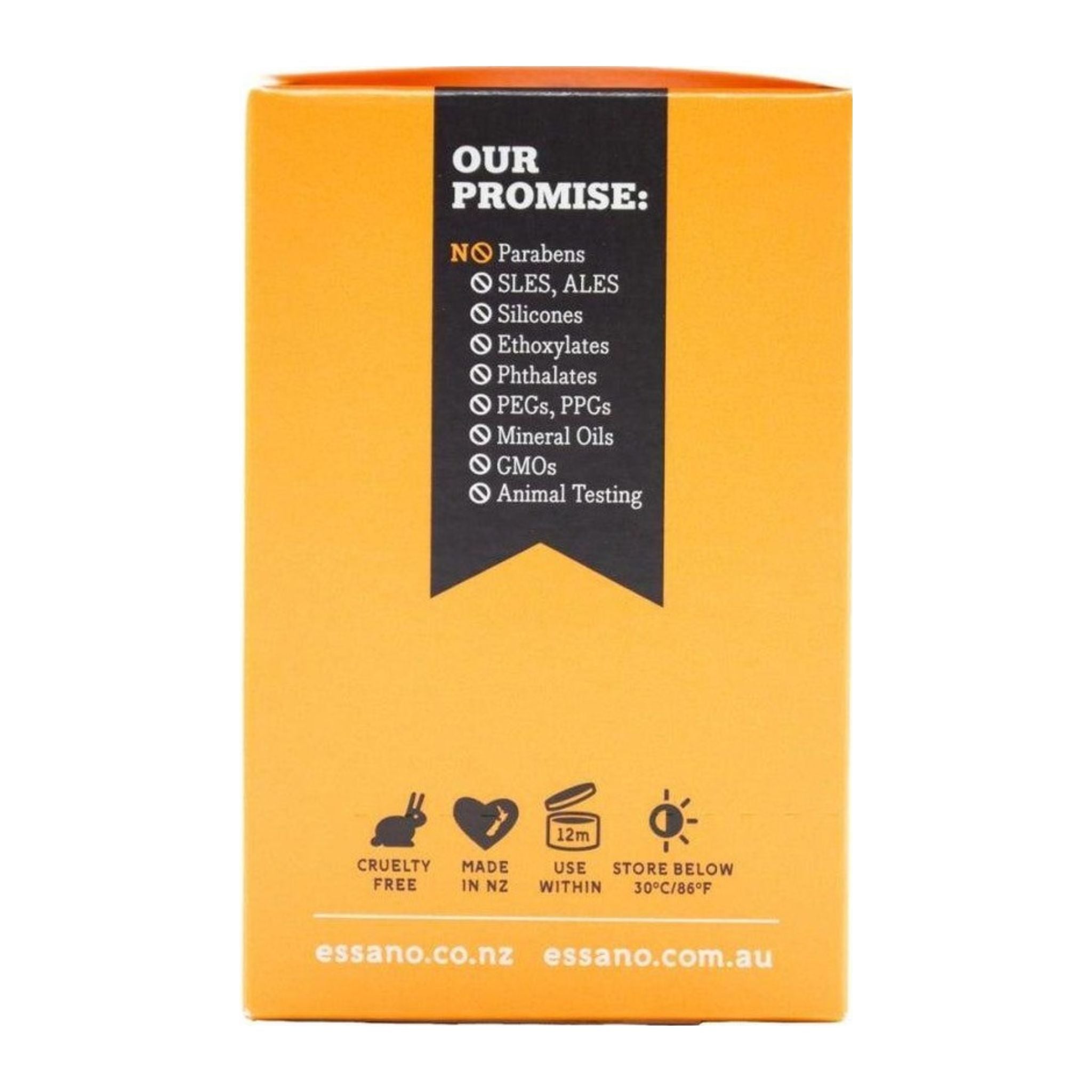 Yellow box with black text and icons on a white background