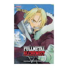 Fullmetal Alchemist book cover with character in maroon coat and white fur trim