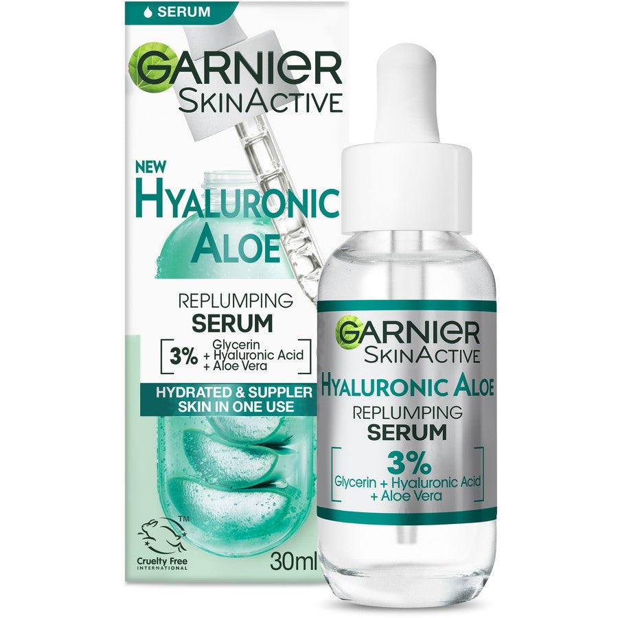 Garnier hyaluronic acid serum and moisturizer duo