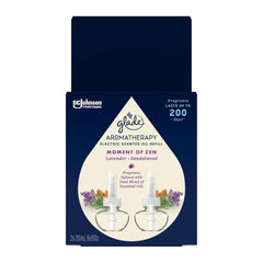 Glade Aromatherapy Electric Oil Refill – Moment of Zen Lavender & Sandalwood 2 x 20mL