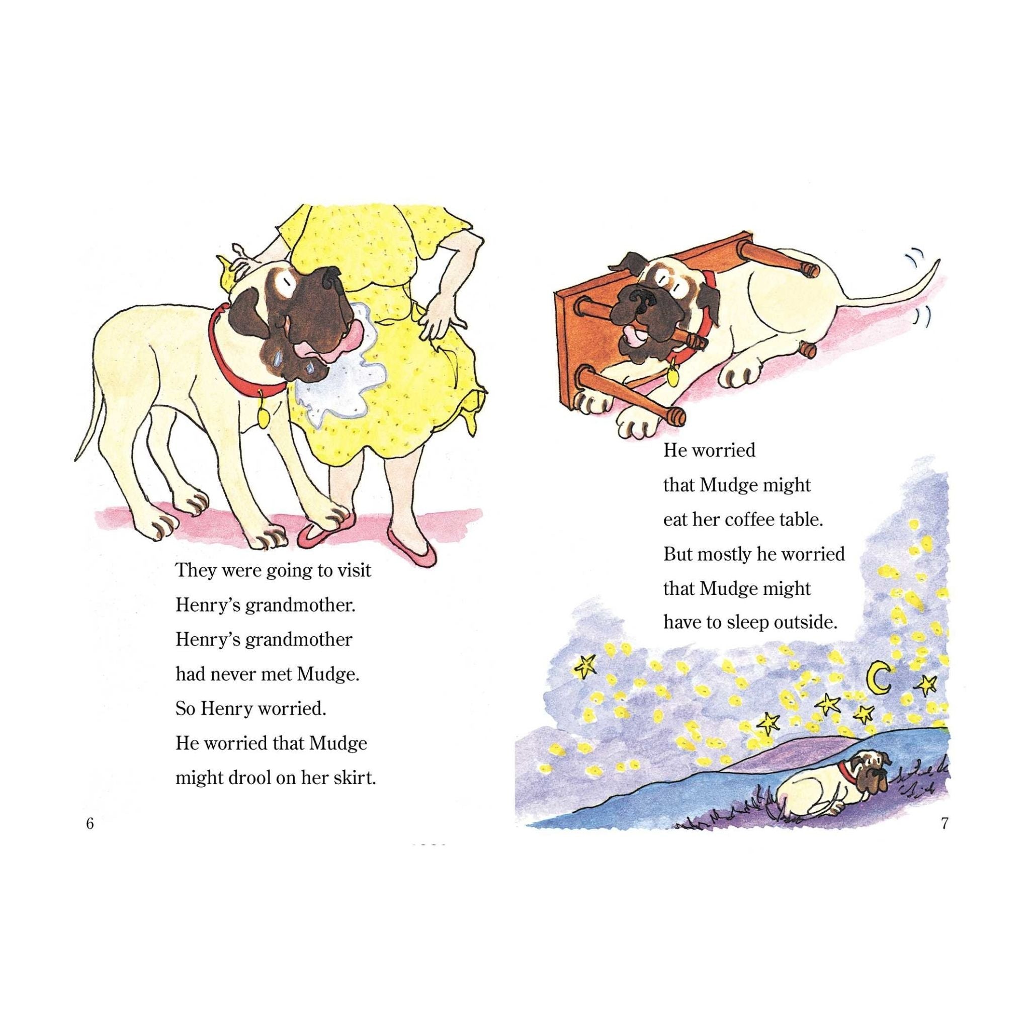 Classic Henry and Mudge illustrations from the Ready-to-Read story collection