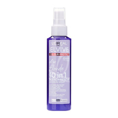L'Oreal Elvive Colour Protect bleach rescue spray bottle on a white background