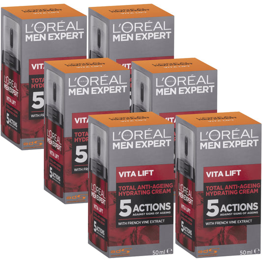 Main view of L'Oréal Men Expert Vita Lift 5 Moisturiser 50ml – 6 Pack