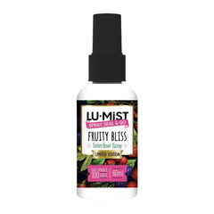 Lu-Mist Fruity Bliss toilet bowl spray bottle on a white background