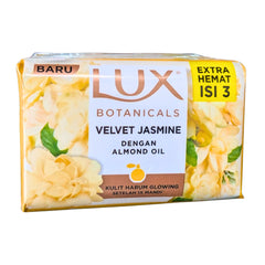 Lux Botanicals Velvet Jasmine soap packaging on a white background