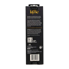 Black packaging of Lady Jayne with text and branding on a white background