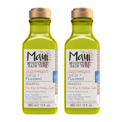 Maui Moisture Nourish & Moisture + Flaxseed Shampoo 2 Pack bottles