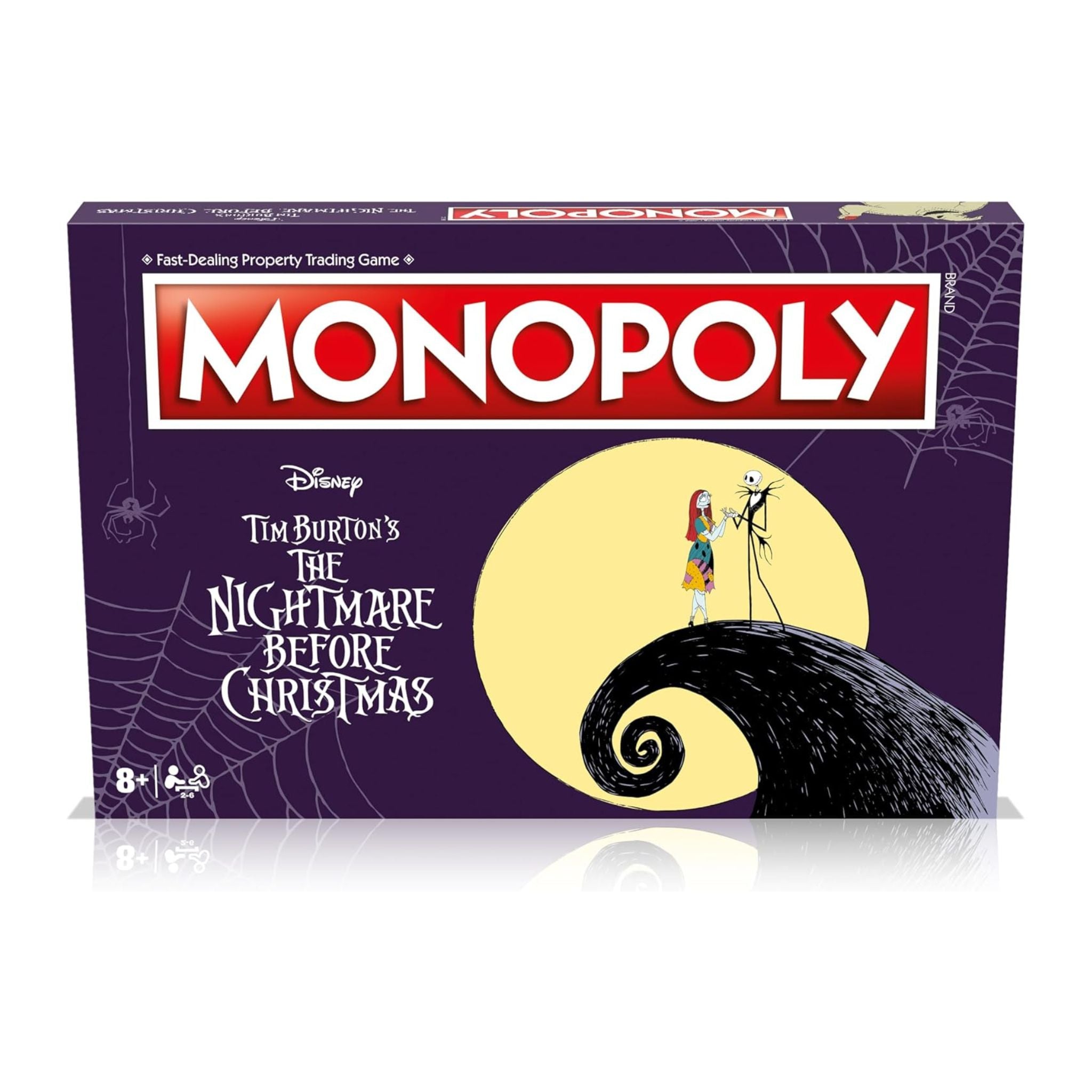 Monopoly game box featuring 'The Nightmare Before Christmas' design