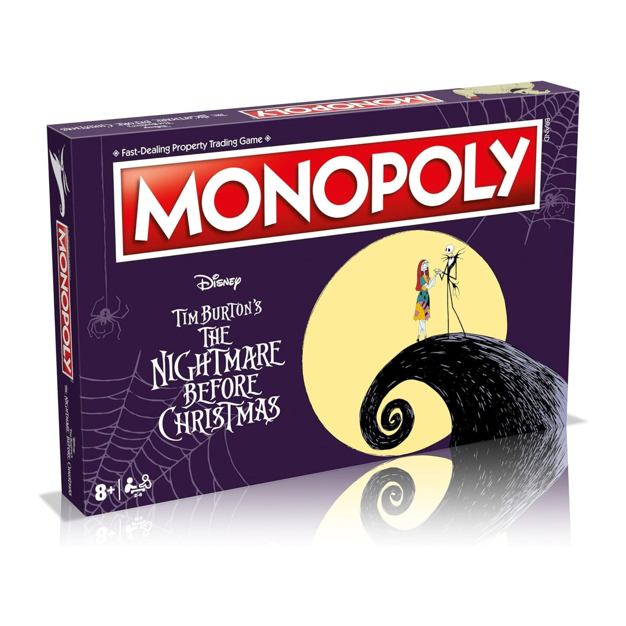 Monopoly game box featuring 'The Nightmare Before Christmas' design