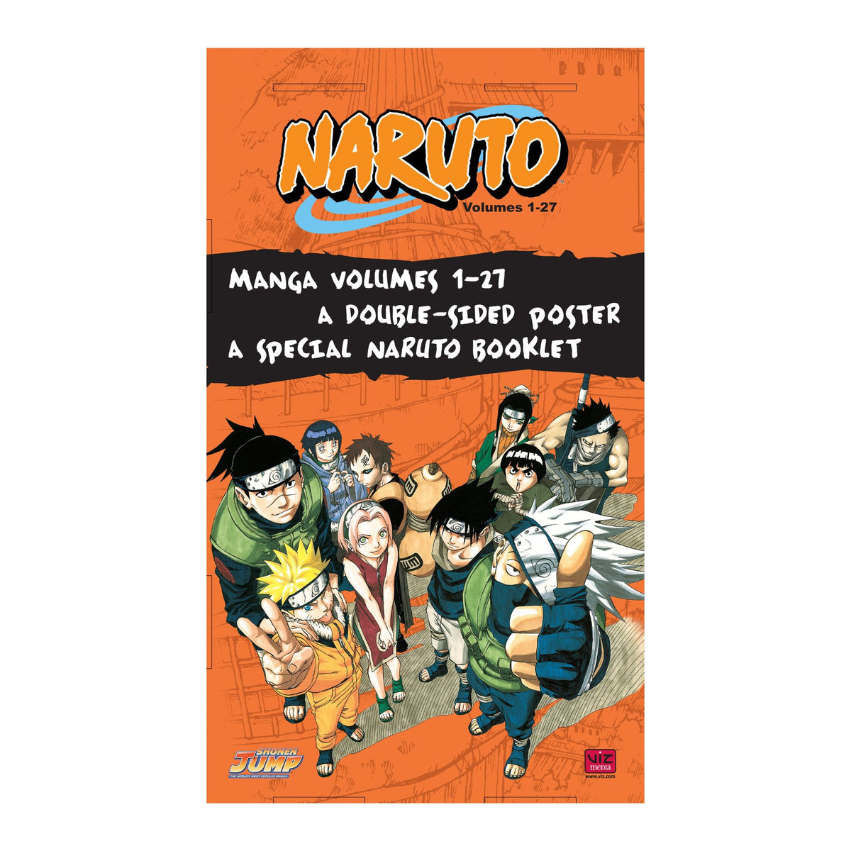 Exclusive bonus booklet cover featuring the original Naruto pilot story included in Box Set 1