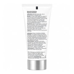 Skincare product tube with label on a white background