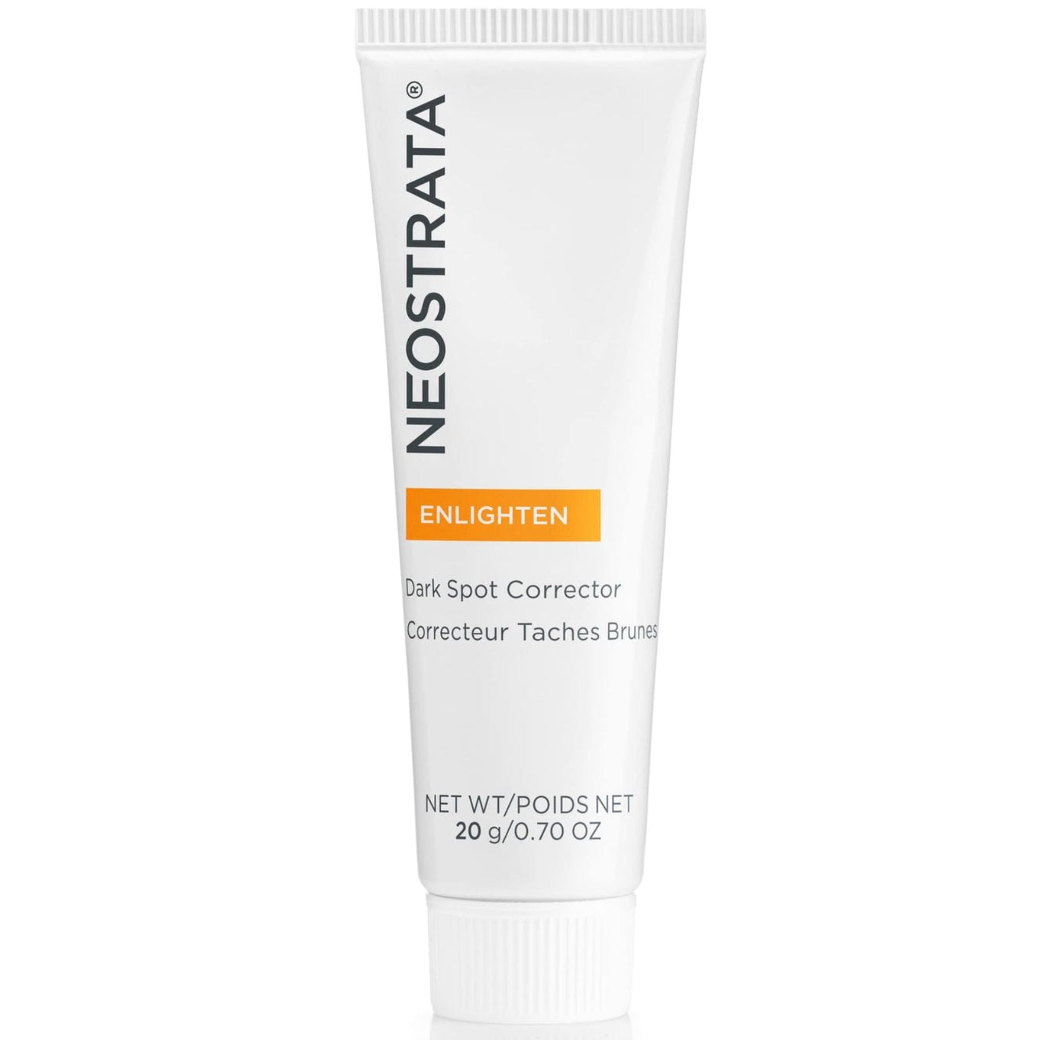 Front view of NeoStrata Enlighten Dark Spot Corrector 20g tube