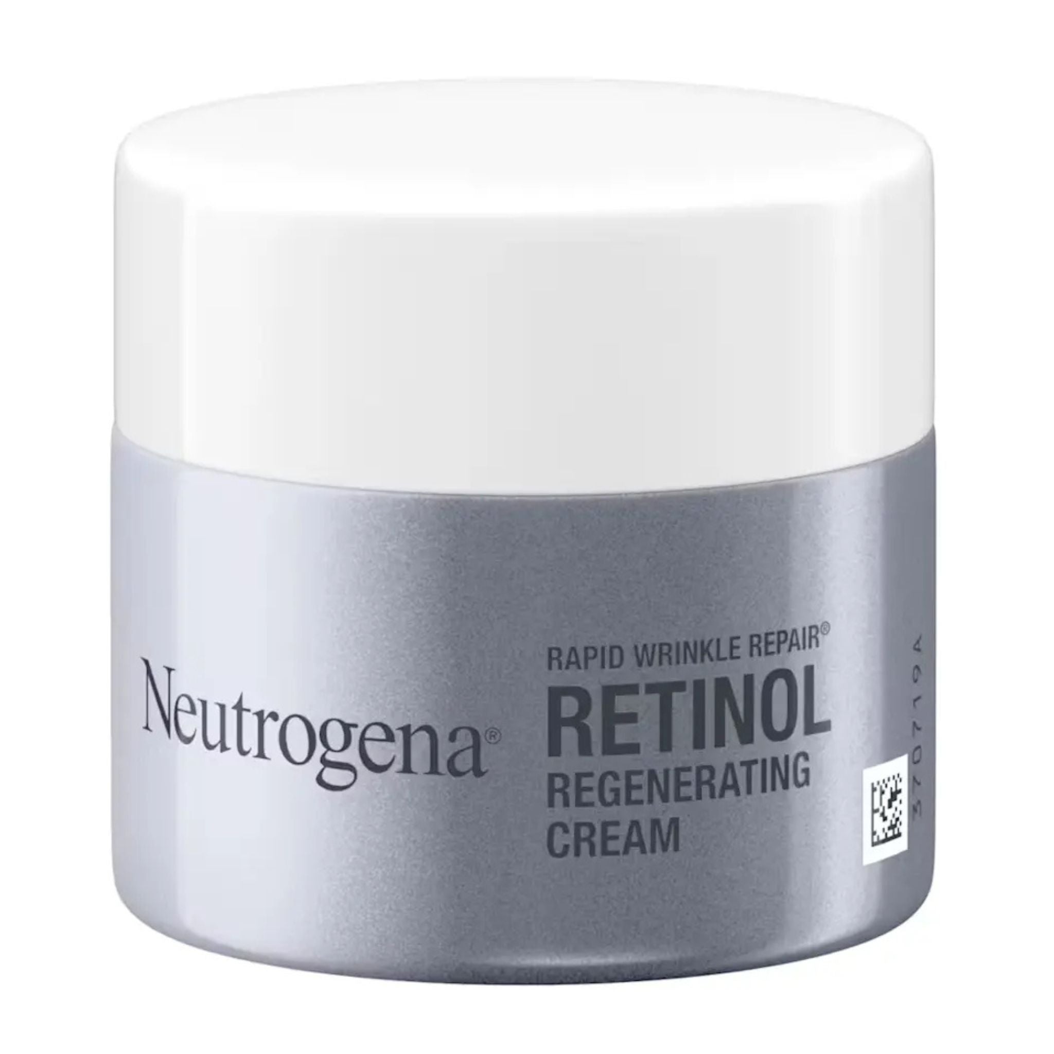 Neutrogena Retinol Regenerating Cream jar on a white background