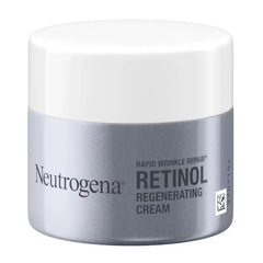 Neutrogena Retinol Regenerating Cream jar on a white background