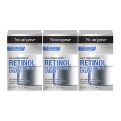 Neutrogena Rapid Wrinkle Repair Retinol Regenerating Cream three pack anti-wrinkle night cream