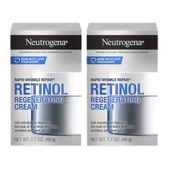 Neutrogena Rapid Wrinkle Repair Retinol Regenerating Cream twin pack anti-wrinkle night cream