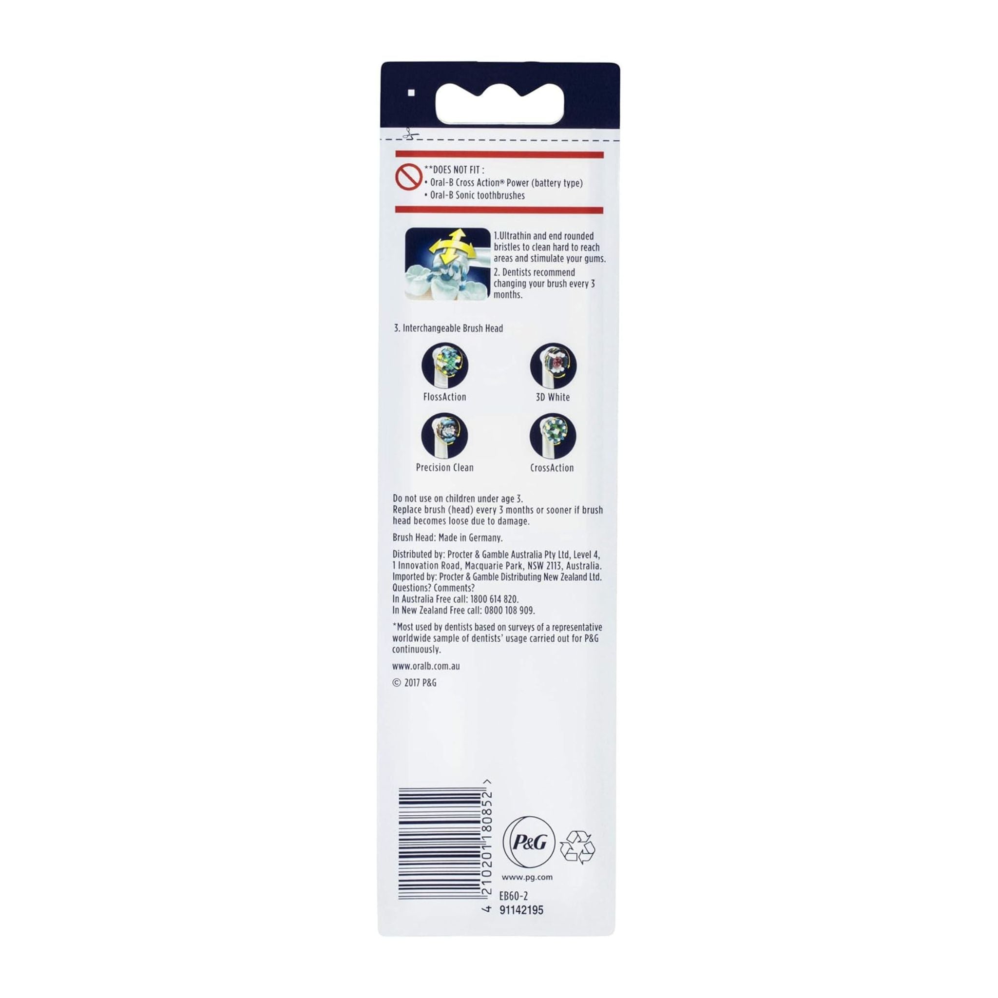 Oral-B Clic electric toothbrush packaging on a white background
