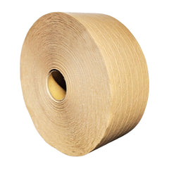 Pacsy reinforced water-activated kraft gummed paper tape roll, 70 mm × 150 m – eco-friendly brown paper packaging tape with fibreglass reinforcement