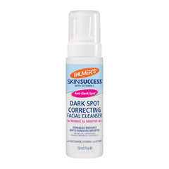 Palmer's Skin Success Dark Spot Correcting Facial Cleanser bottle on a white background