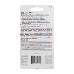Revlon eyelash curler packaging with text and barcode on a white background