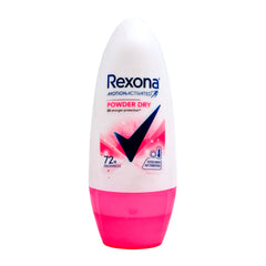 Rexona Powder Dry deodorant roll-on on a white background
