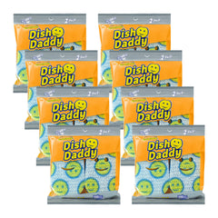 Multiple packages of Dish Daddy on a white background